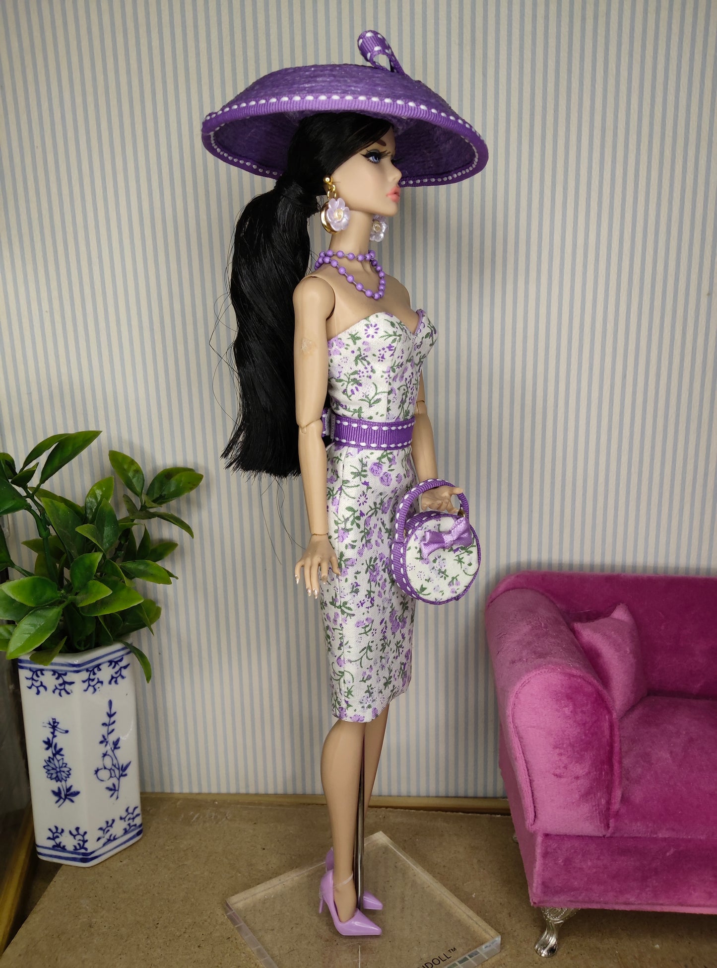 Modelo "Lavanda" para muñecas de 12"