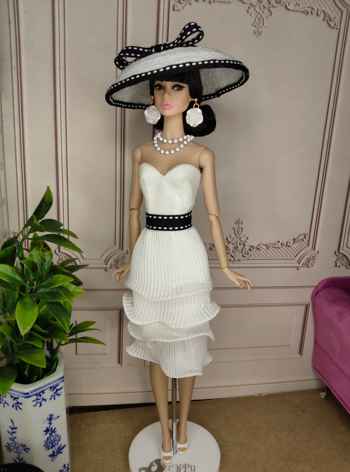Modelo "ASCOT" para muñecas de 12"