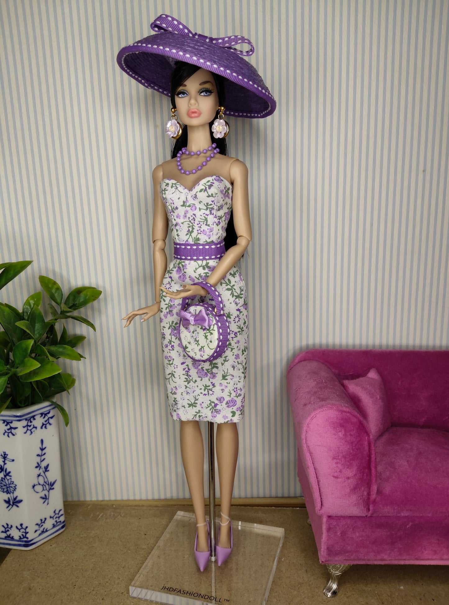 Modelo "Lavanda" para muñecas de 12"