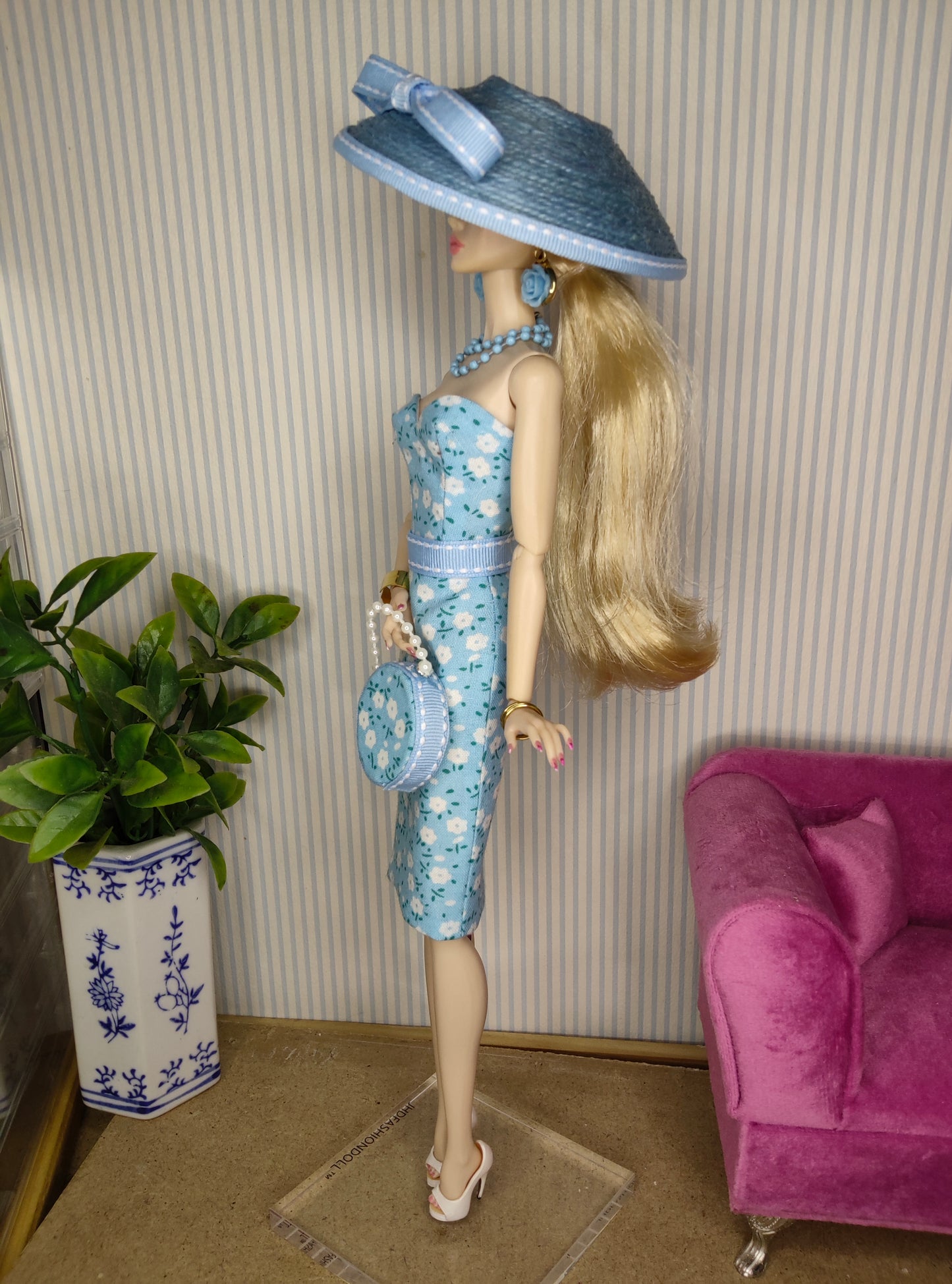 Modelo "blue sky" para muñecas de 12"