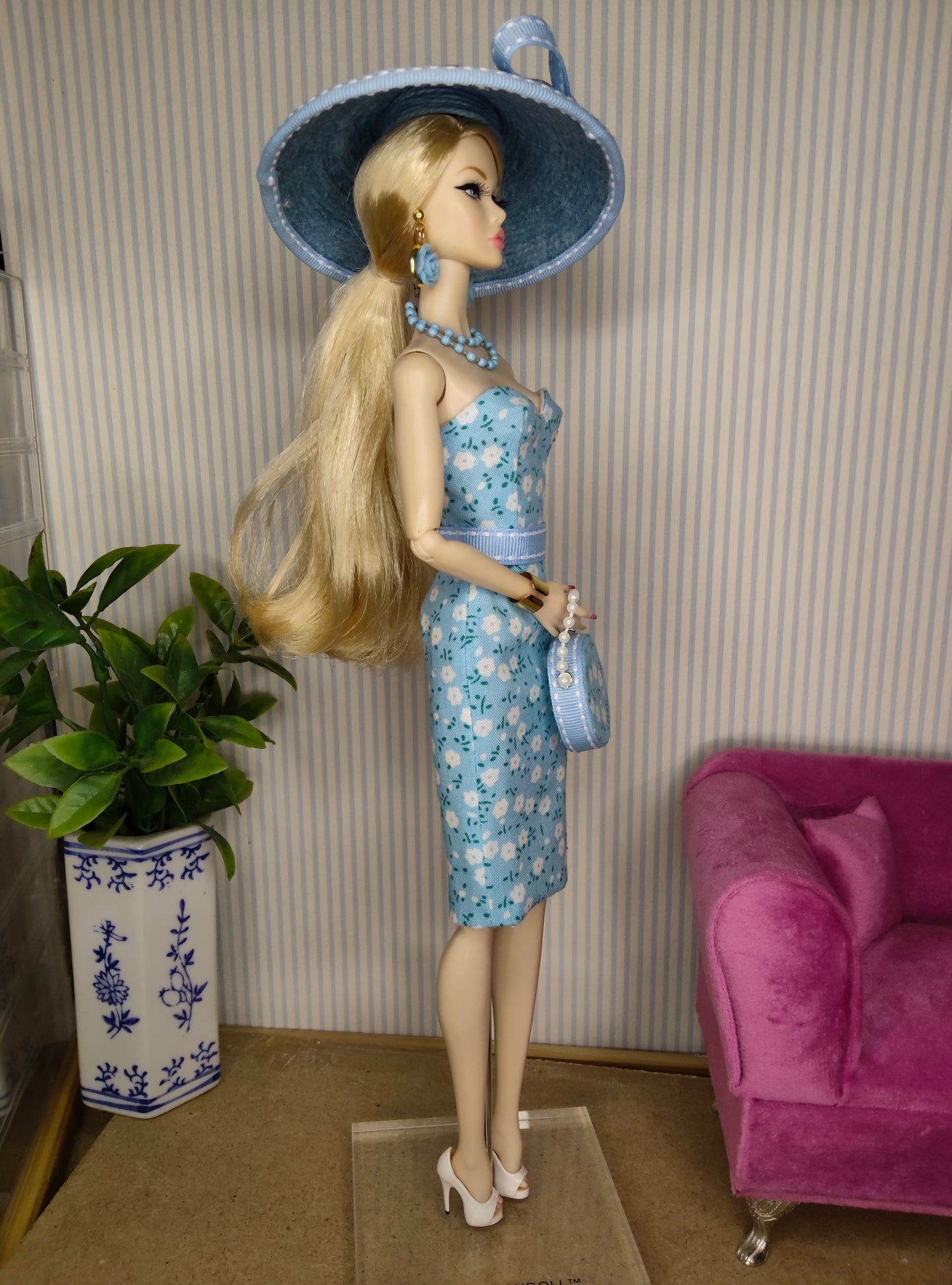 Modelo "blue sky" para muñecas de 12"