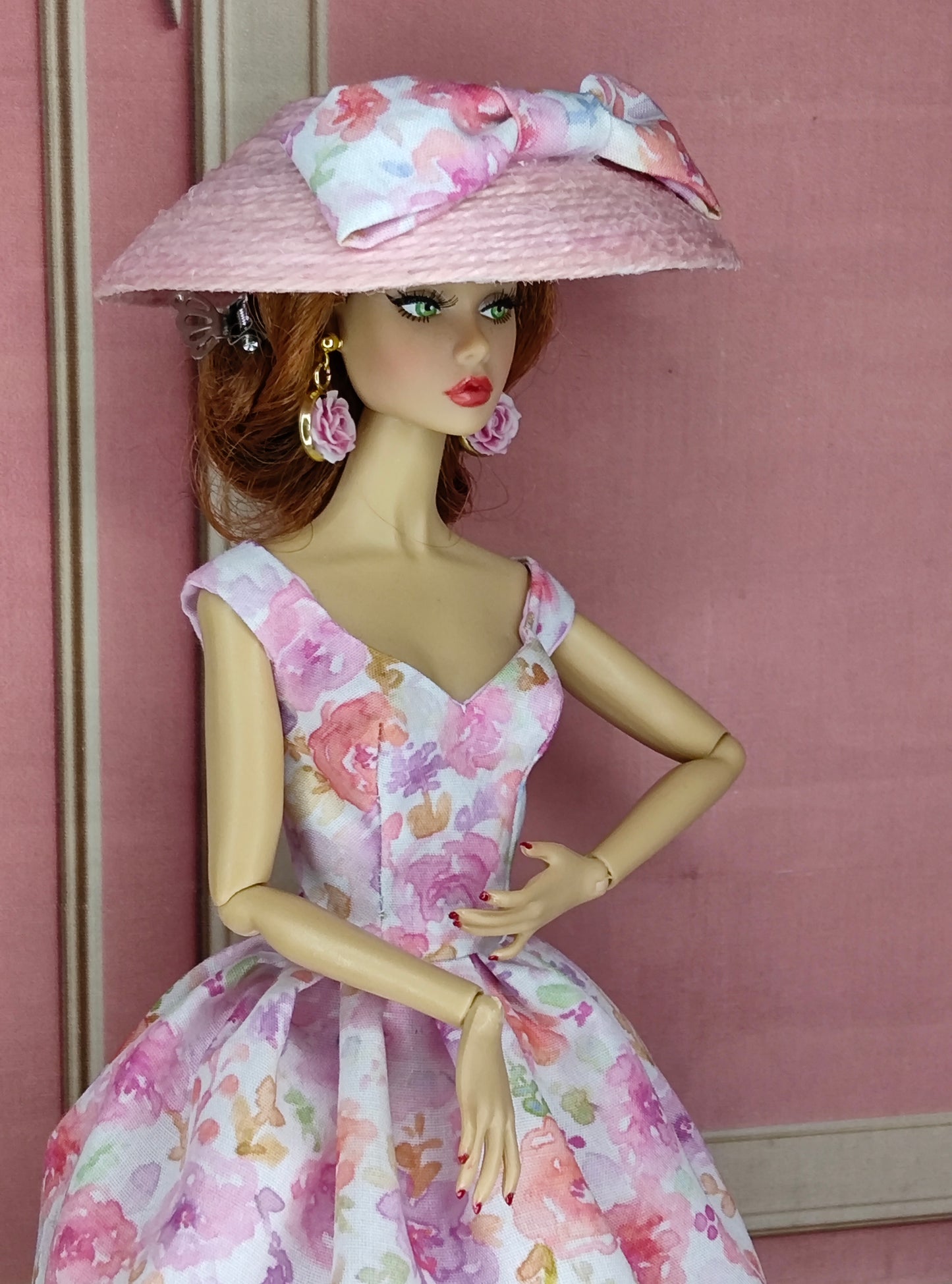 Modelo "SWEET FLOWERS" para muñecas de 12"